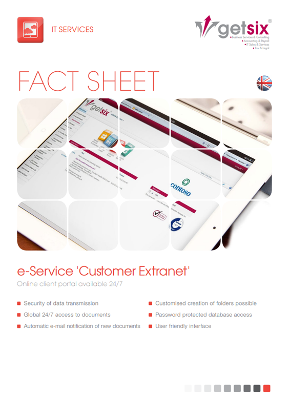 getsix e-Service Customer Extranet