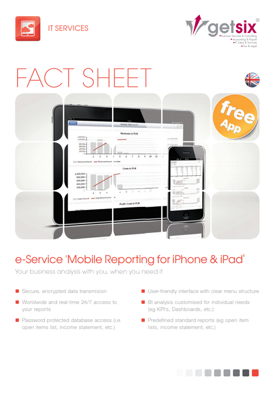 getsix e-Service Mobile Reporting for iPhone & iPad