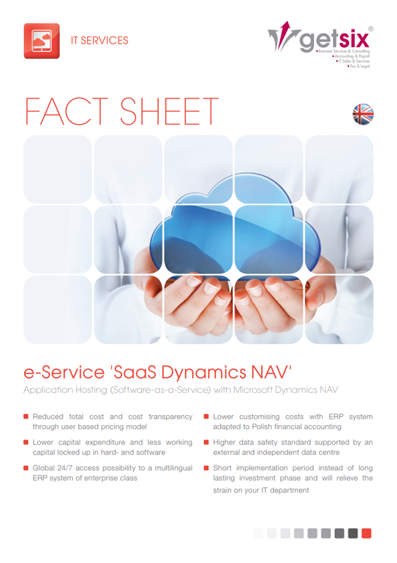 getsix e-Service SaaS Dynamics NAV