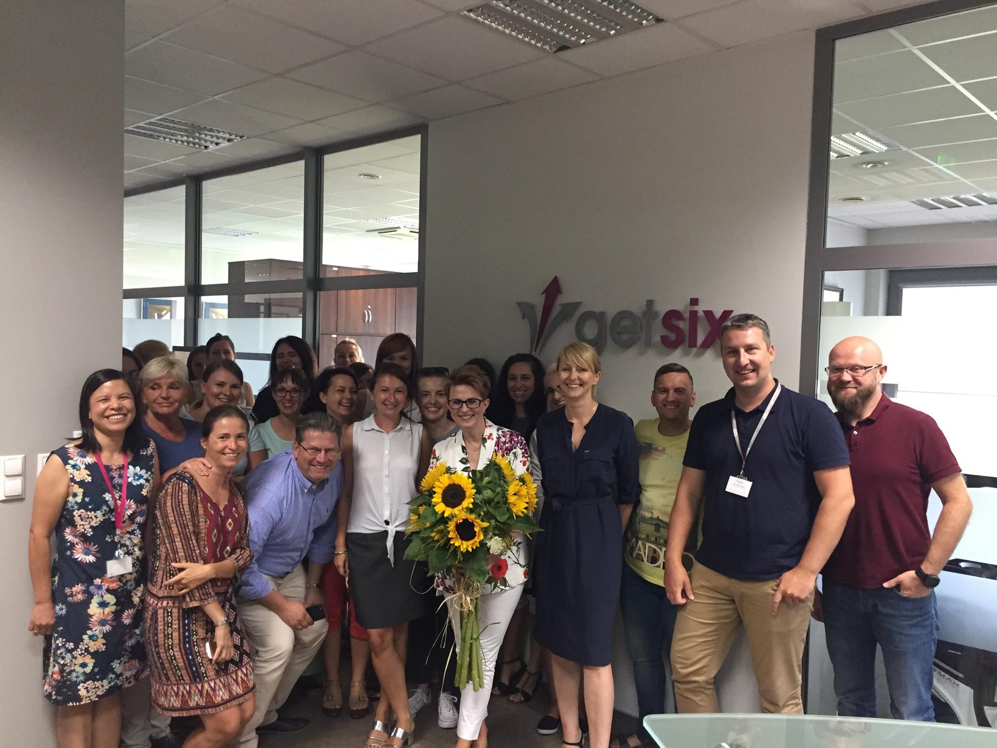 getsix® employees with Monika Martynkiewicz-Frank and Claus Frank