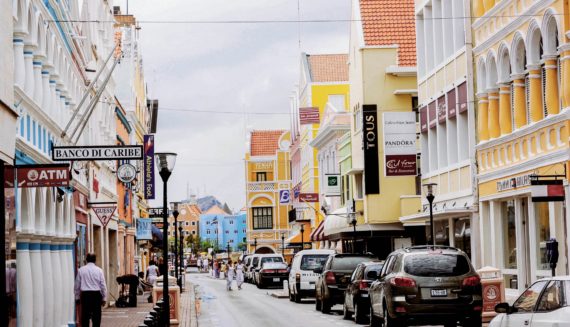 A street in Curacao