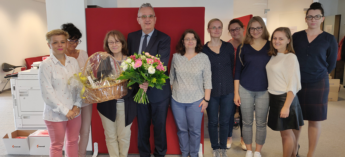 Grażyna celebrating 5 years at getsix