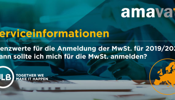 Grenzwerte für die Anmeldung der MwSt. für 2019/2020: Wann sollte ich mich für die MwSt. anmelden?