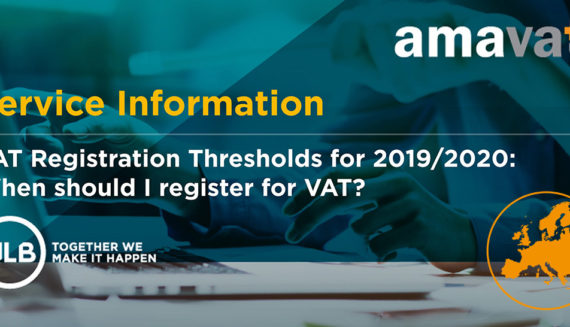 VAT Registration Thresholds for 2019/2020: When should I register for VAT?