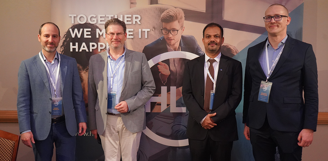 Mr. Claus Frank at 2020 HLB Middle East Meeting in Dubai