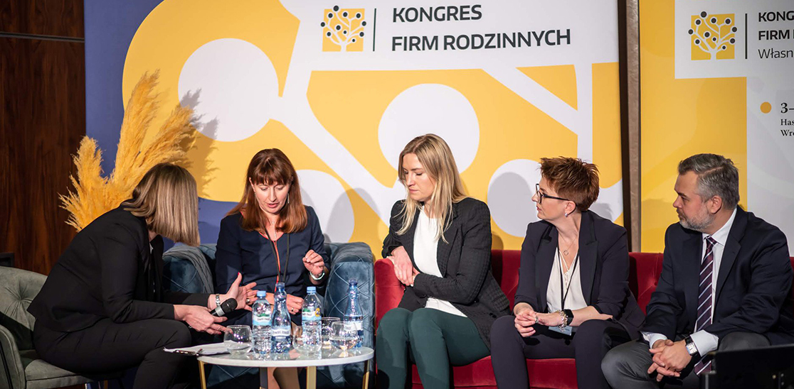 Monika Martynkiewicz-Frank na imprezie "Kongres Firm Rodzinnych"