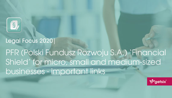 PFR (Polski Fundusz Rozwoju S.A.) "Financial Shield" for micro, small and medium-sized businesses - important links