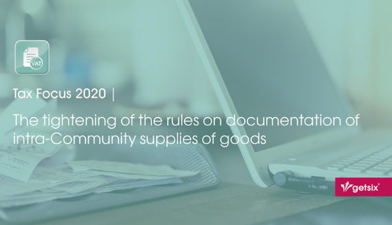 The tighteting of the rules on documentation of intra-Community supplies of goods
