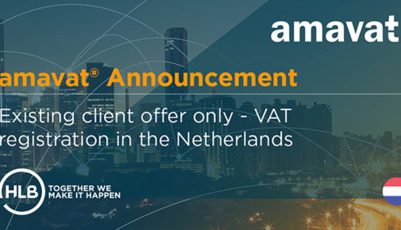 Existing client offer only - VAT registration in the Netherlands