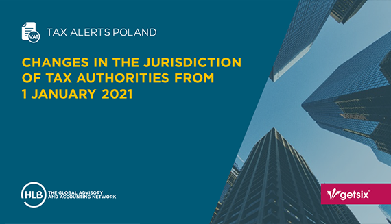 Changes in the jurisdiction of tax authorities from 1 January 2021
