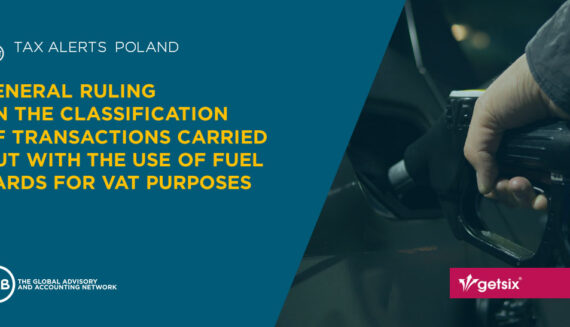 General ruling on the classification of transactions carried out with the use of fuel cards for VAT purposes