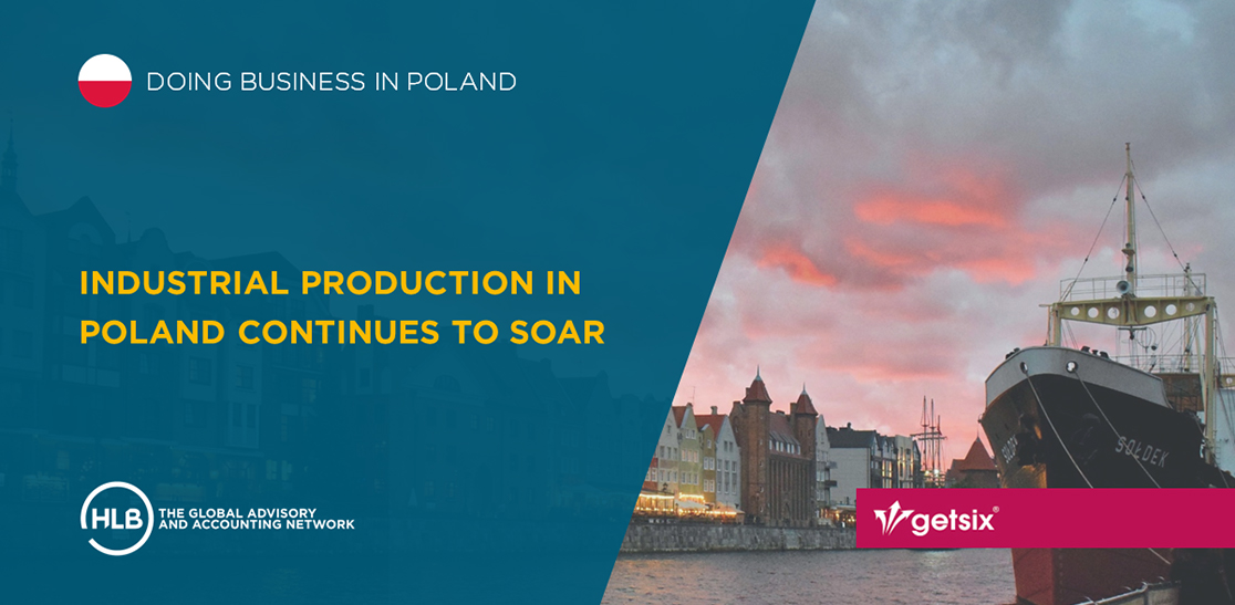 Industrial production in Poland continues to soar