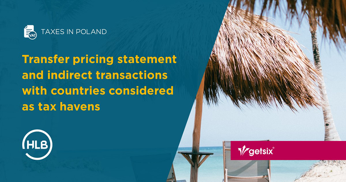 Transfer pricing statement and indirect transactions with countries considered as tax havens