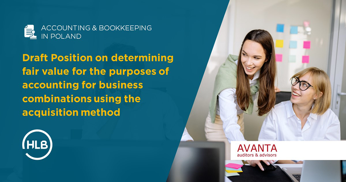 Draft Position on determining fair value for the purposes of accounting for business combinations using the acquisition method