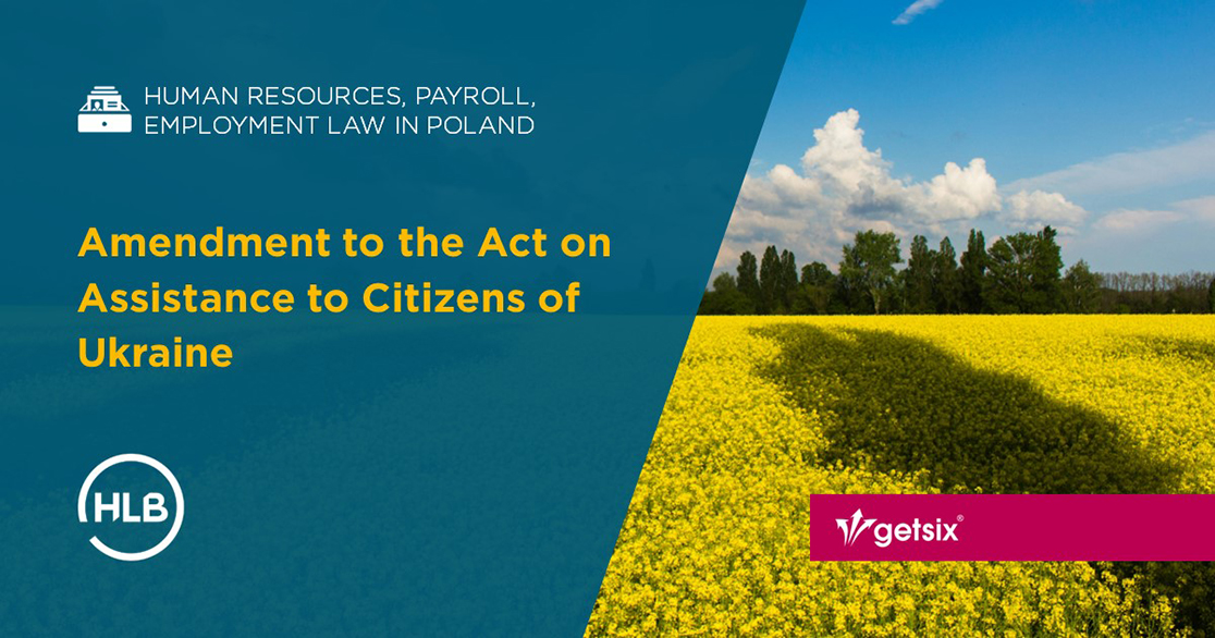 Amendment to the Act on Assistance to Citizens of Ukraine