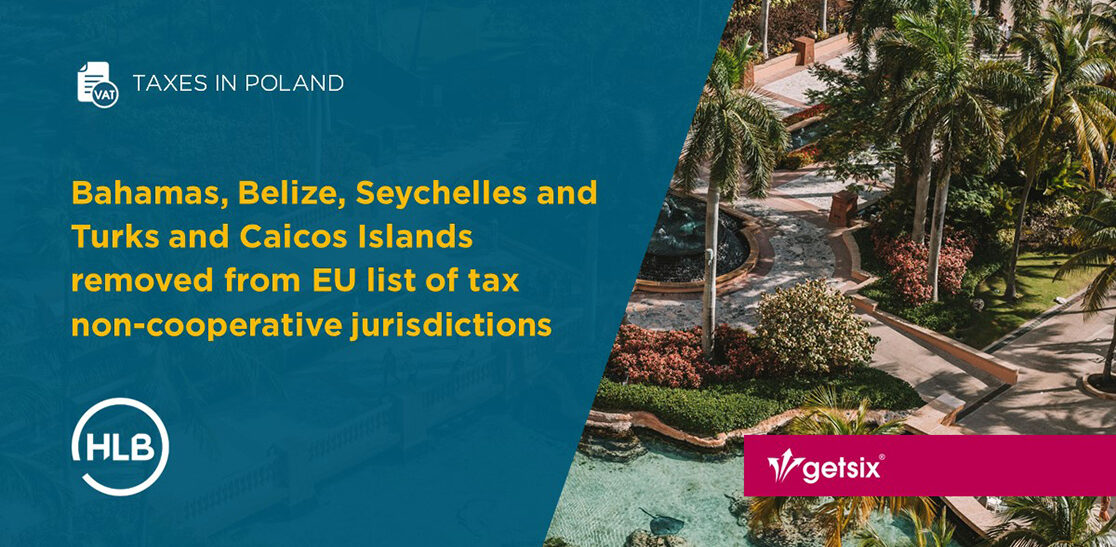 Bahamas, Belize, Seychelles and Turks and Caicos Islands removed from EU list of tax non-cooperative jurisdictions
