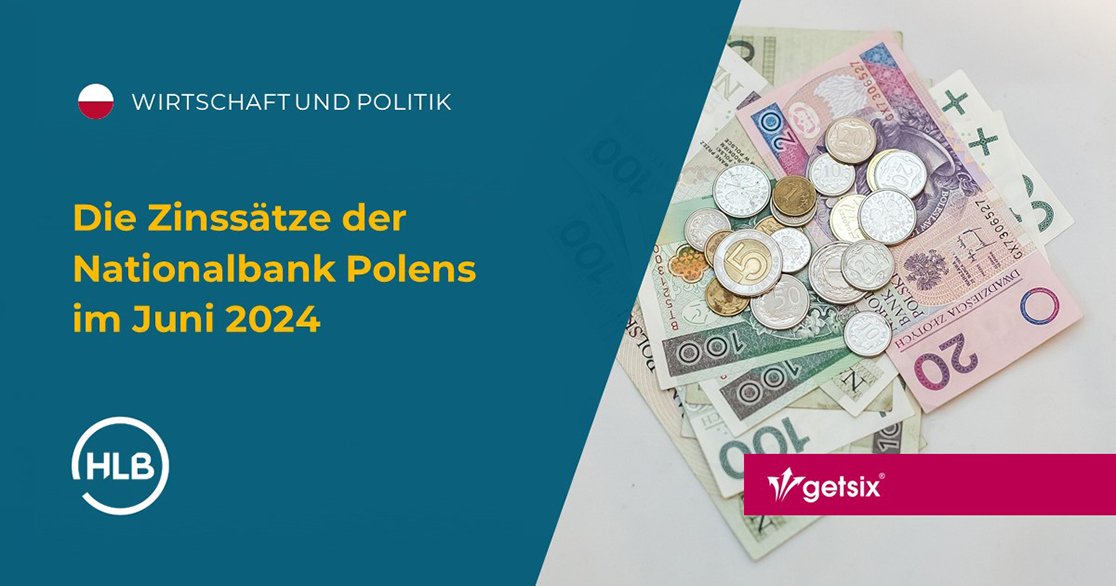 Die Zinssätze der Nationalbank Polens im Juni 2024