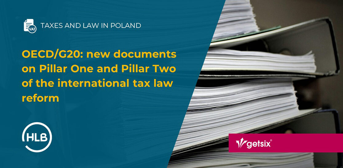 OECD/G20: new documents on the international tax law reform