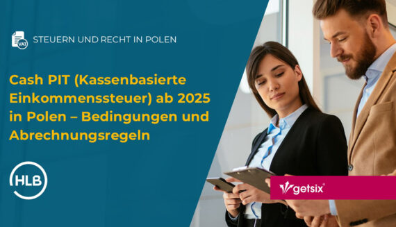 Cash PIT (Kassenbasierte Einkommenssteuer) ab 2025 in Polen – Bedingungen und Abrechnungsregeln