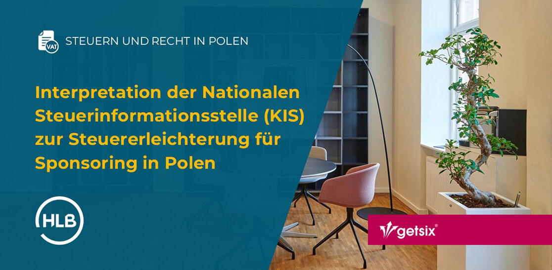 Interpretation der Nationalen Steuerinformationsstelle (KIS) zur Steuererleichterung für Sponsoring in Polen