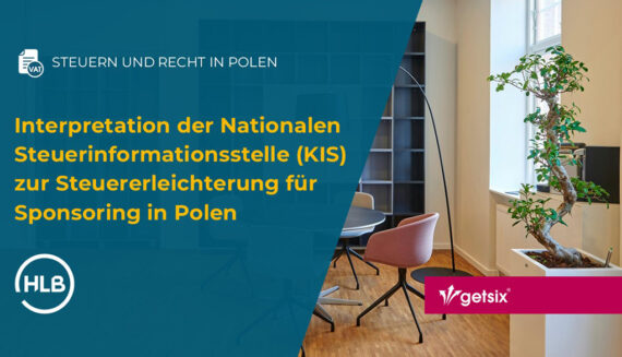 Interpretation der Nationalen Steuerinformationsstelle (KIS) zur Steuererleichterung für Sponsoring in Polen