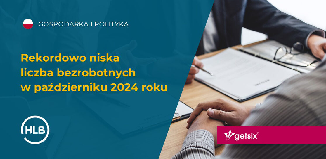 Rekordowo niska liczba bezrobotnych w październiku 2024 roku