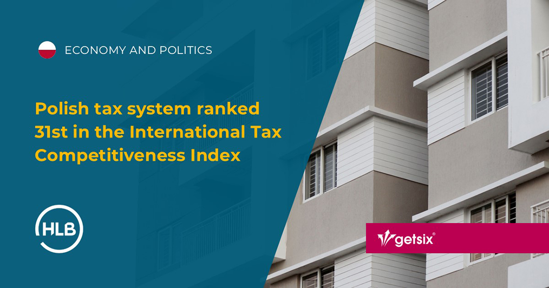 Polish tax system ranked 31st in the International Tax Competitiveness Index