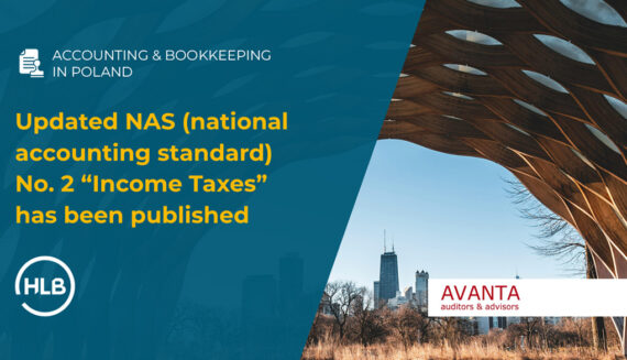 Updated NAS (national accounting standard) No. 2 “Income Taxes”