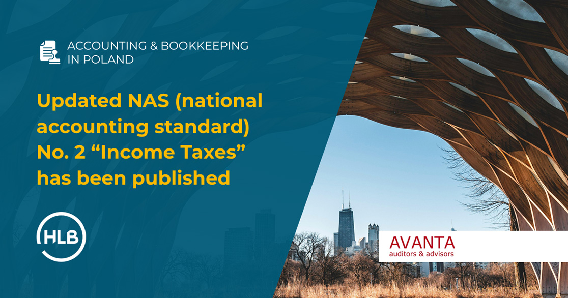 Updated NAS (national accounting standard) No. 2 “Income Taxes”