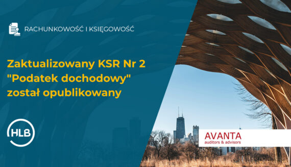 Zaktualizowany KSR Nr 2 "Podatek dochodowy" został opublikowany