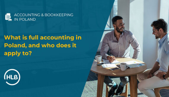 What is full accounting in Poland, and who does it apply to?