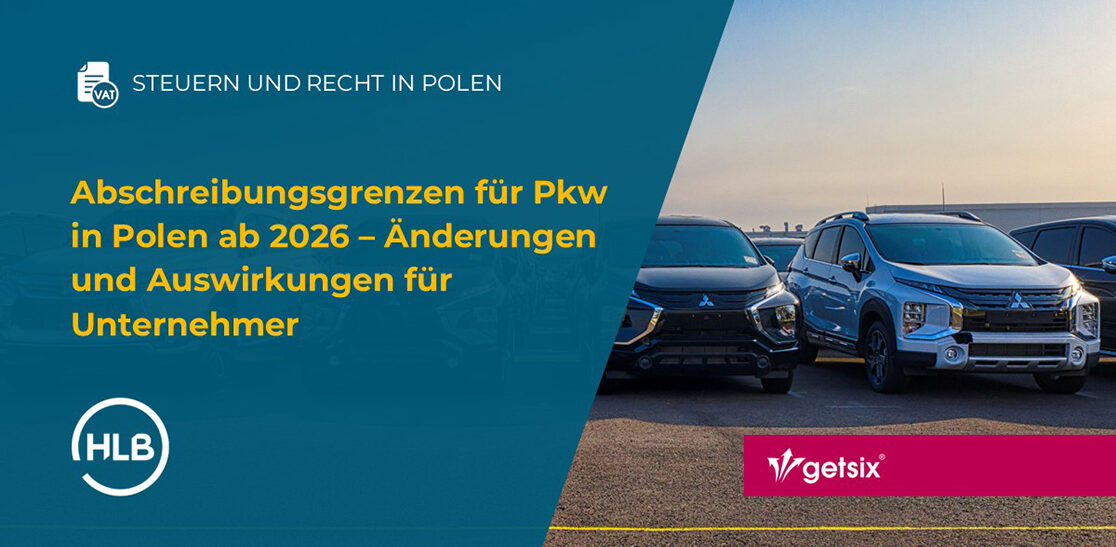 Abschreibungsgrenzen für Pkw in Polen ab 2026 – Änderungen und Auswirkungen für Unternehmer