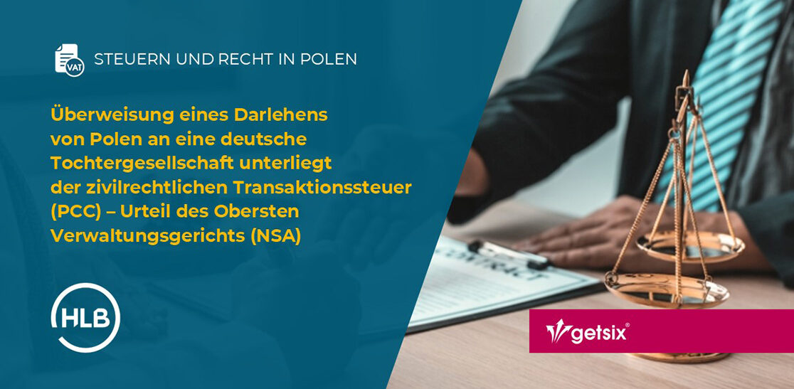 PCC-Steuer auf grenzüberschreitende Darlehen aus Polen