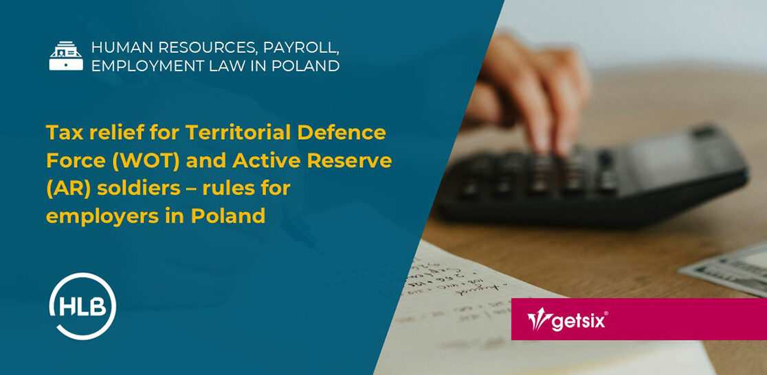 Tax relief for Territorial Defence Force (WOT) and Active Reserve (AR) soldiers – rules for employers in Poland