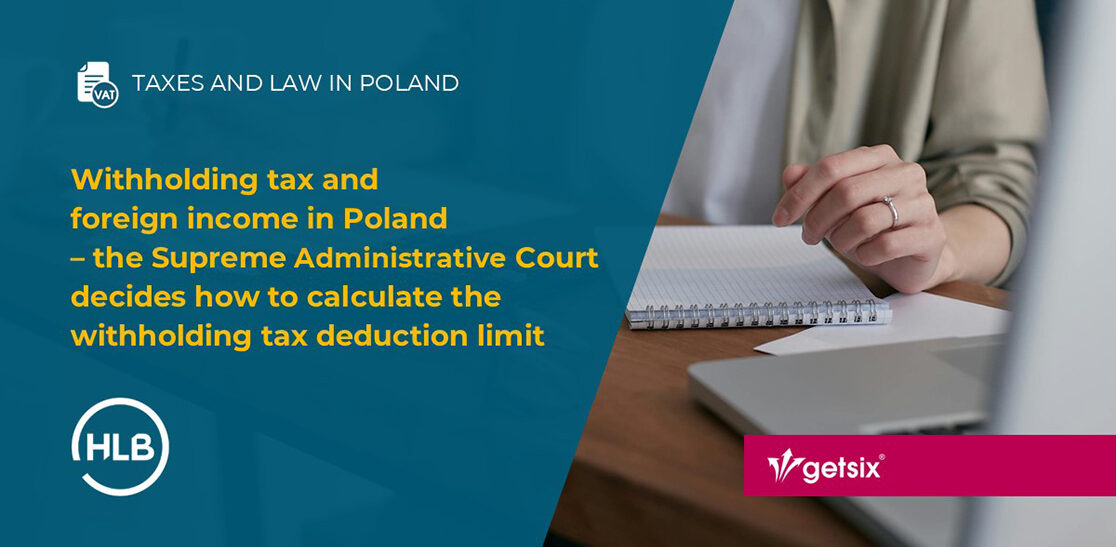 Withholding tax and foreign income in Poland