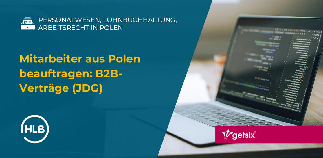 Mitarbeiter aus Polen beauftragen: B2B-Verträge (JDG)