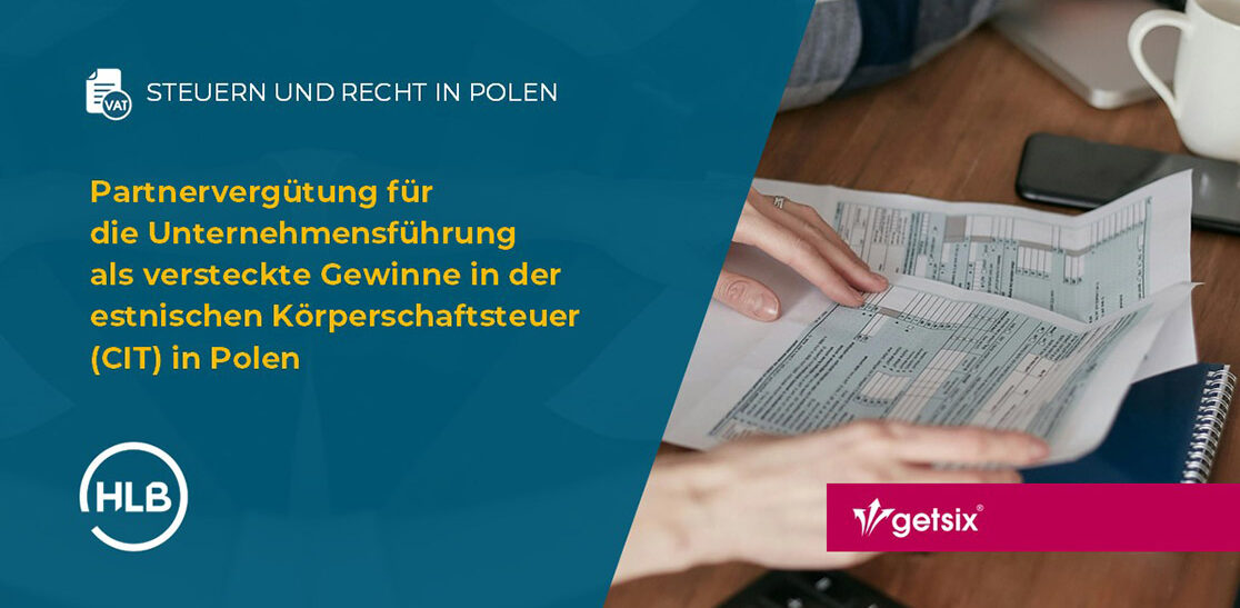 Partnervergütung für die Unternehmensführung als versteckte Gewinne in der estnischen Körperschaftsteuer (CIT) in Polen
