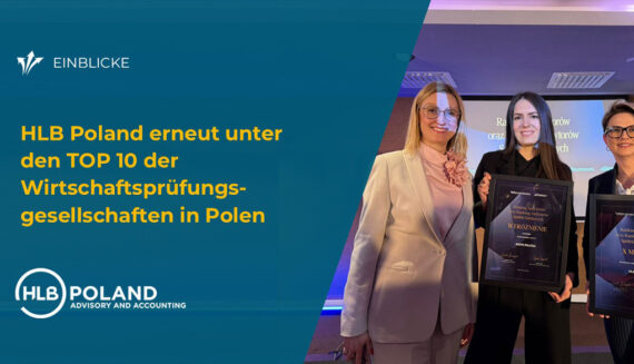 HLB Poland erneut unter den TOP 10 der Wirtschaftsprüfungsgesellschaften in Polen