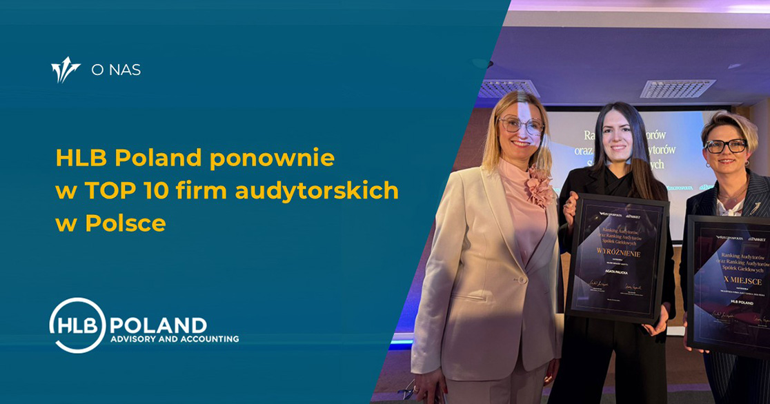 HLB Poland ponownie w TOP 10 firm audytorskich w Polsce