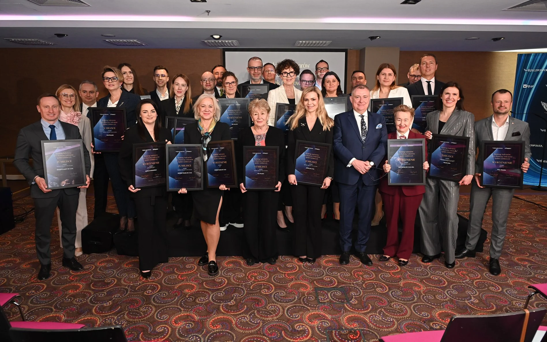 Preisverleihung beim Ranking der Wirtschaftsprüfer der Rzeczpospolita 2026 – Gala-Teilnehmer