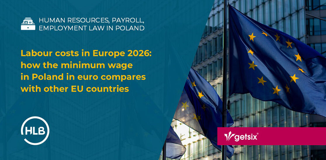 Labour costs in Europe 2026: how the minimum wage in Poland in euro compares with other EU countries