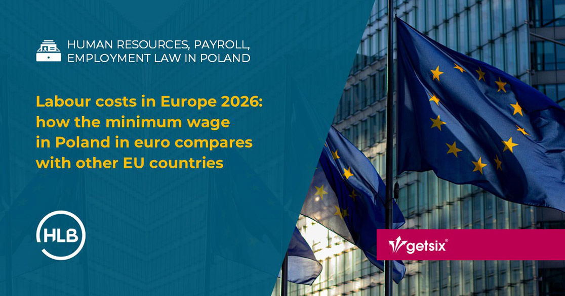 Labour costs in Europe 2026: how the minimum wage in Poland in euro compares with other EU countries