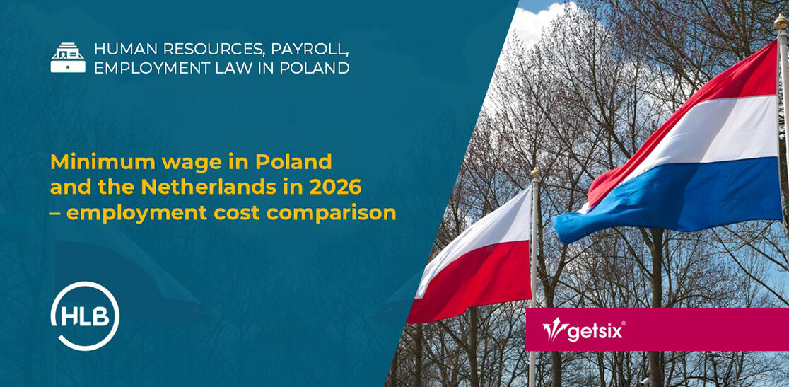 Minimum wage in Poland and the Netherlands in 2026 – employment cost comparison