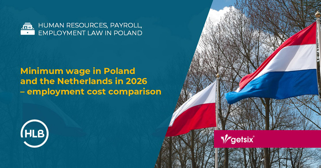 Minimum wage in Poland and the Netherlands in 2026 – employment cost comparison