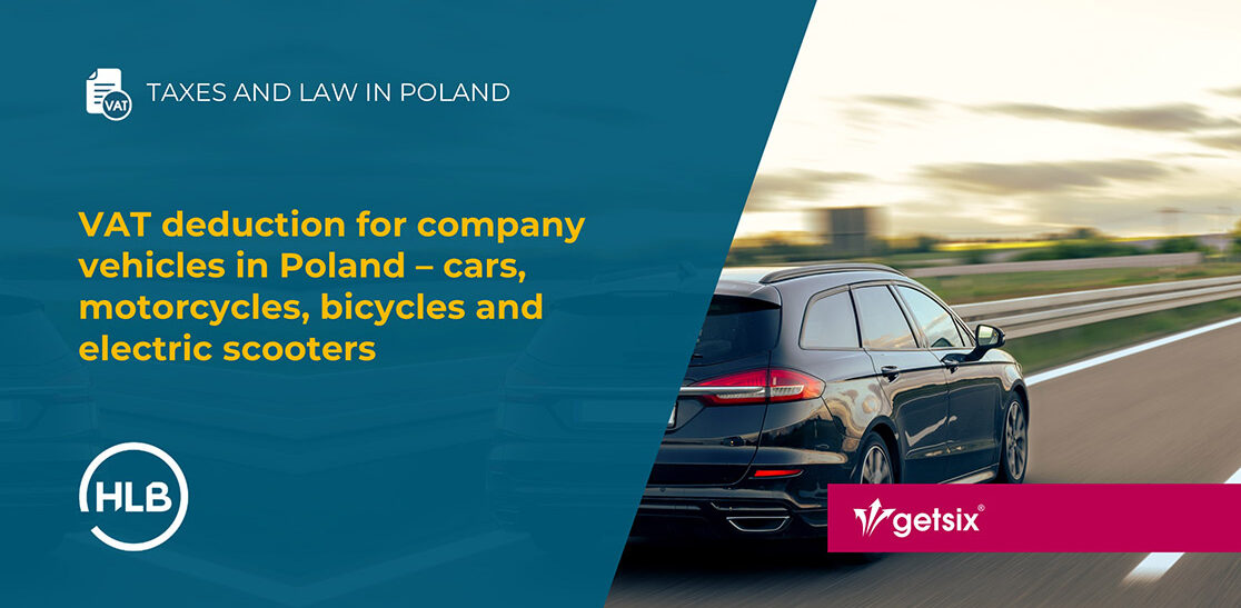 VAT deduction for company vehicles in Poland – cars, motorcycles, bicycles and electric scooters
