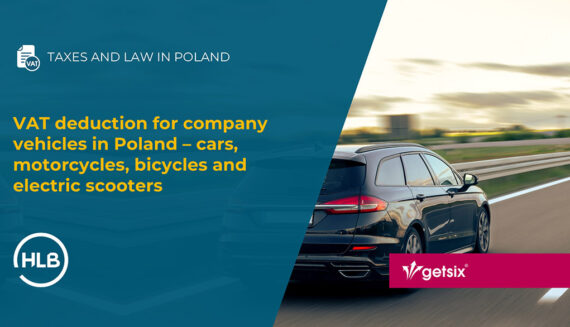 VAT deduction for company vehicles in Poland – cars, motorcycles, bicycles and electric scooters